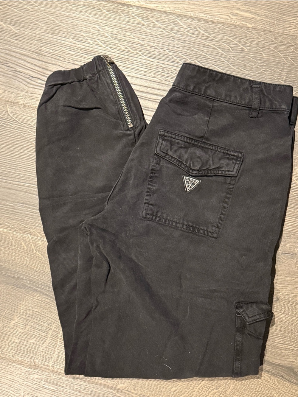 Guess Black Cargo Pants